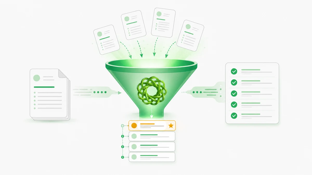 Proposals and screening answers ranked by Uma through an AI funnel against the job's requirements